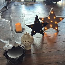 Candle Holder Decor Bundle Vintage Staging