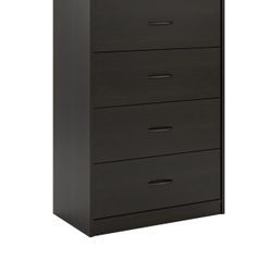 Mainstays Classic 4 Drawer Dresser, Espresso Finish