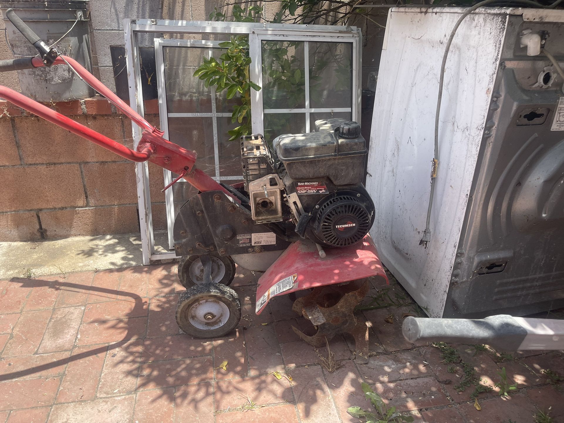 MDT Front Tiller -5 hp yard machine