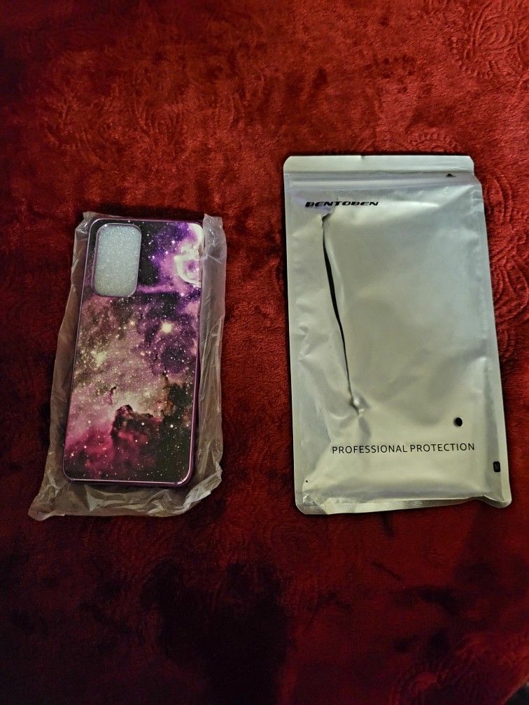 NWT BENTOBEN PHONE CASE FOR SAMSUNG GALAXY NEBULA PURPLE