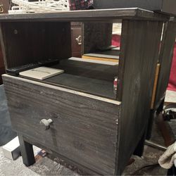 2 Elegant Wooden Side Table 19” X 15.5” X 24.5”