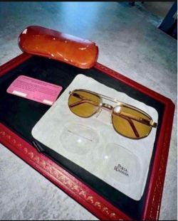 Vintage 1990s BUBINGA PORTA ROMANA/ ® sunglasses or optical glasses 100% Authentic