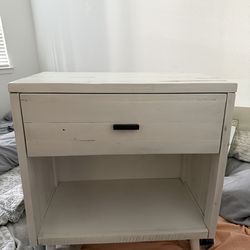 White side table
