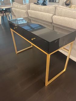 Black & Gold Desk
