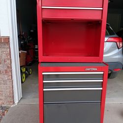 Pair Of Red Tool Boxes 