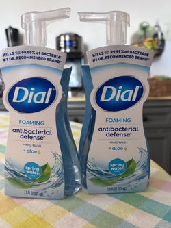 Dial Foaming Antibacterial Hand Wash 2-Pack(4$$)