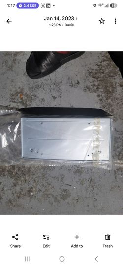 Front mount for plate on bmw