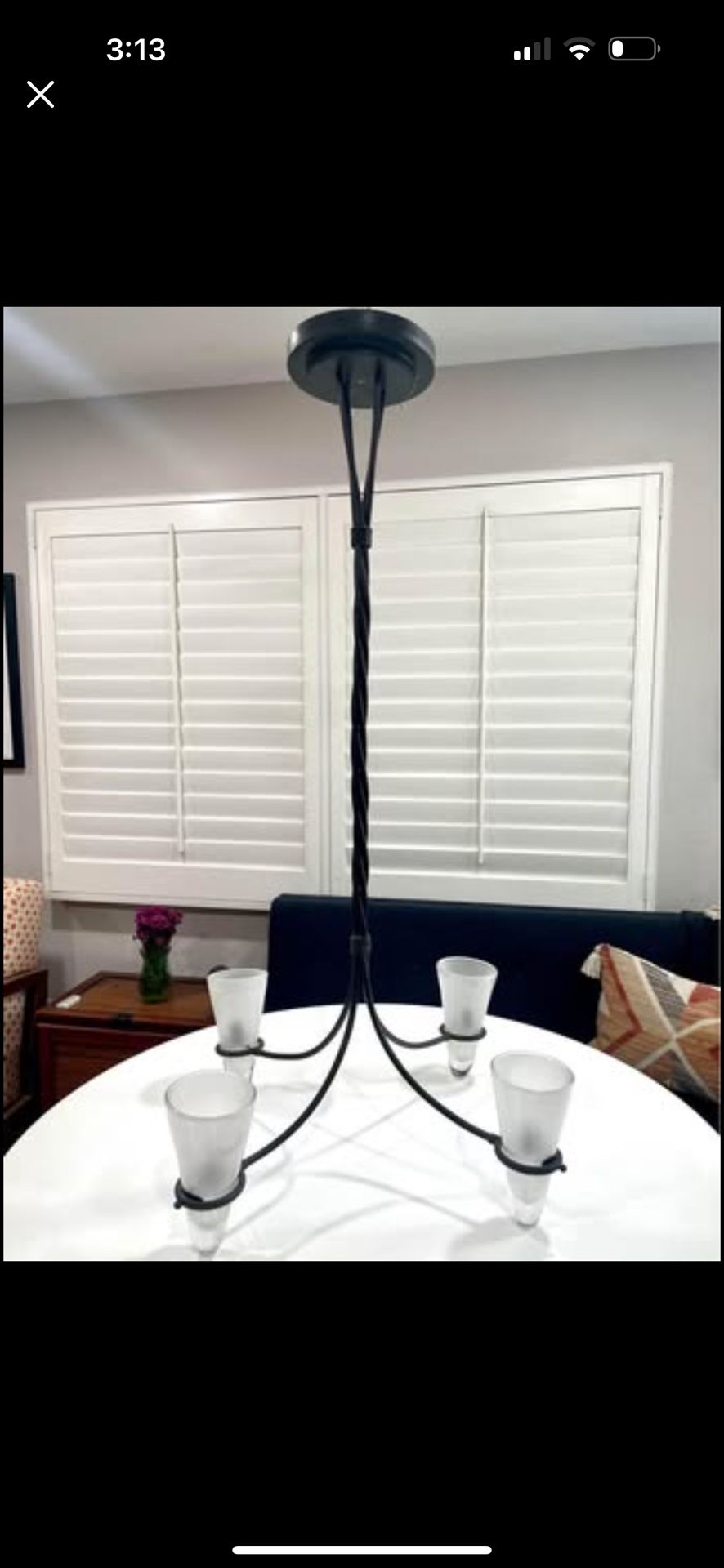 Lucien 4-Arm Chandelier Neidhardt