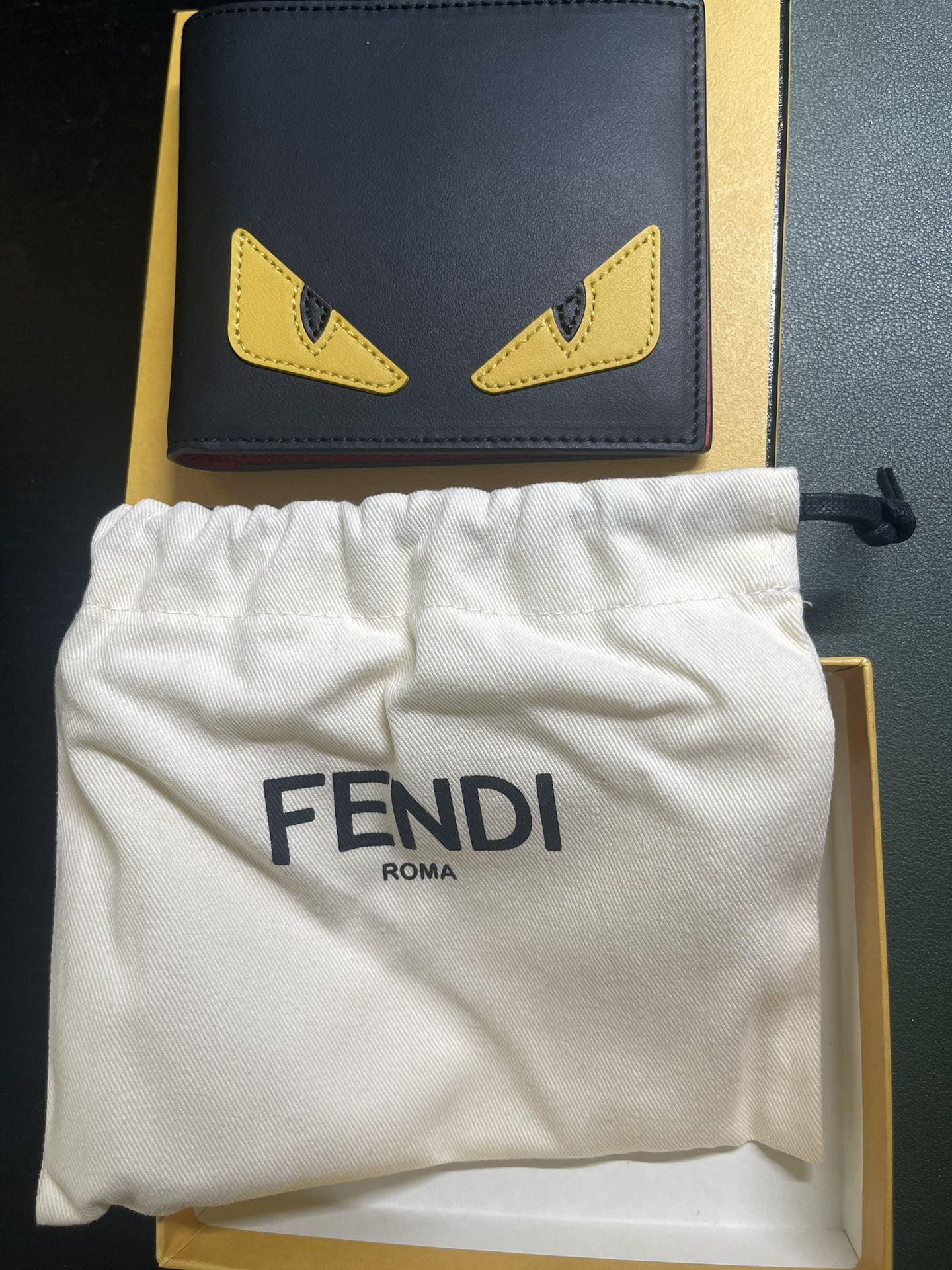 Fendi monster wallet classic color