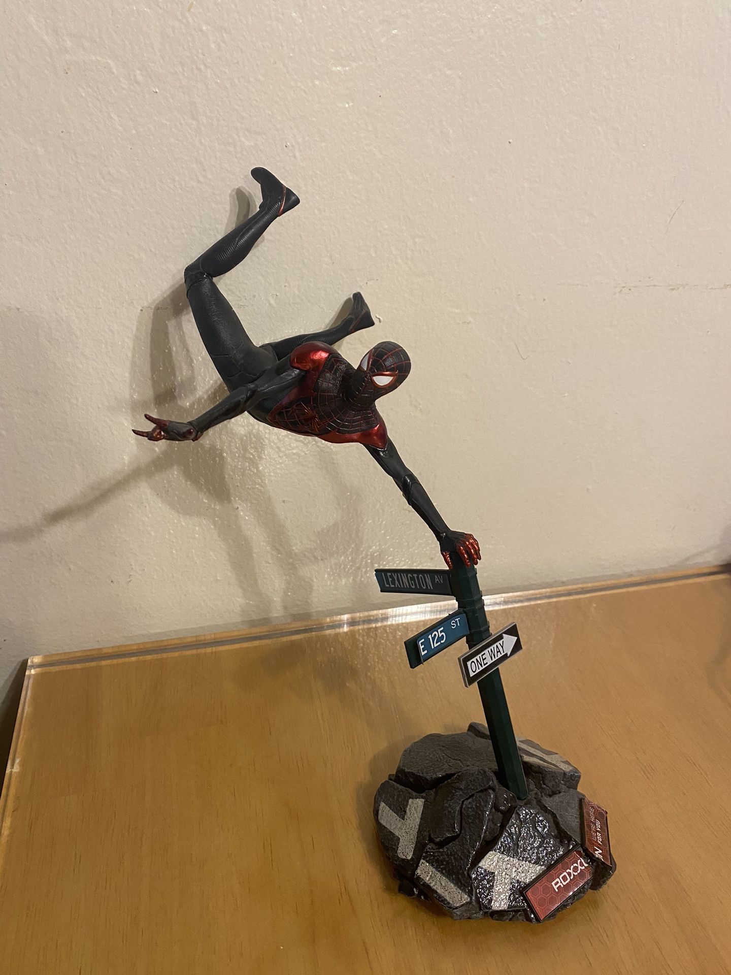 Spiderman Miles Morales Figure GameStop Exclusive