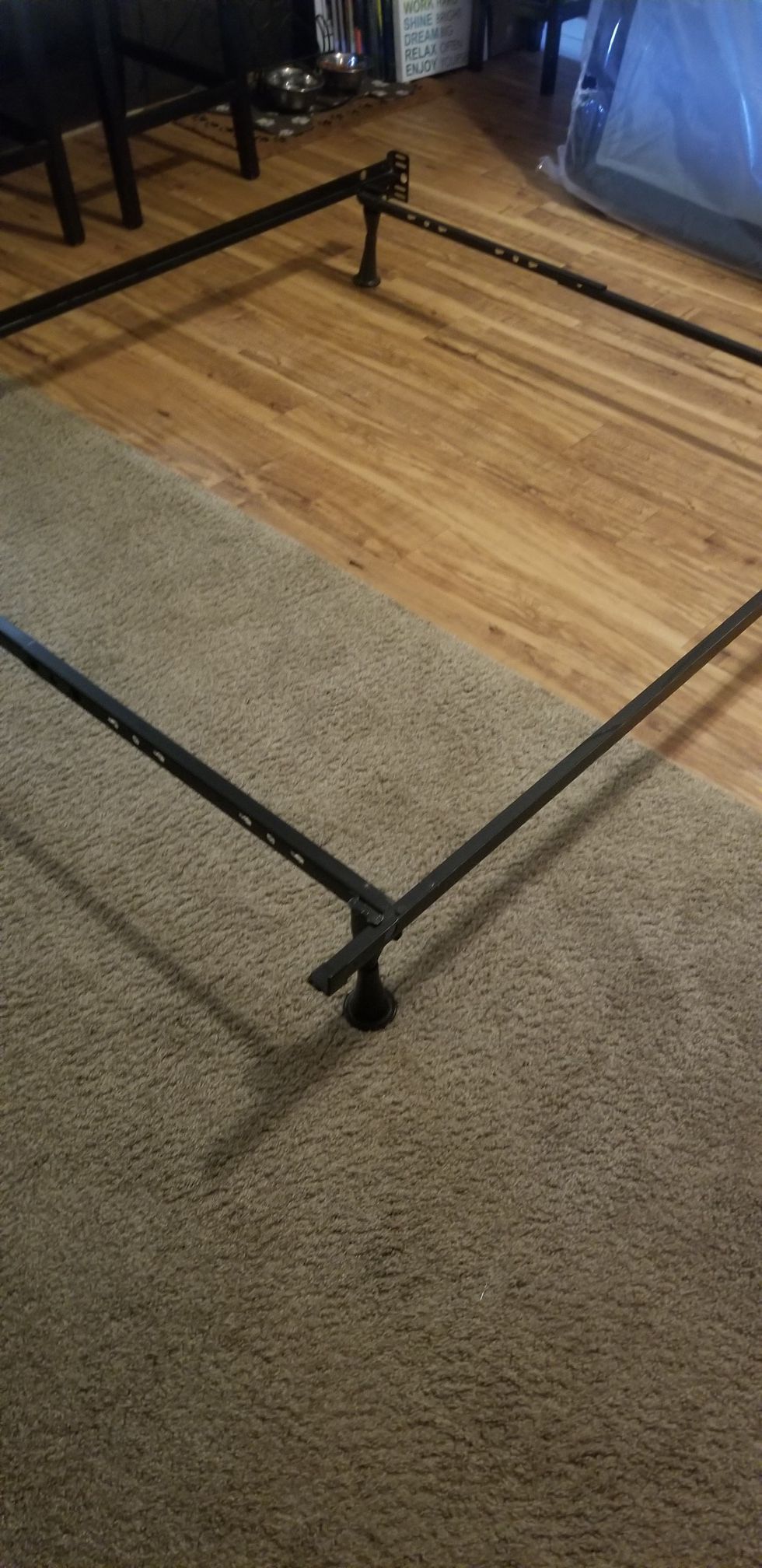 Twin/double metal bed frame