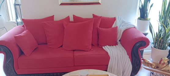 Custom Made Couch and Ottoman