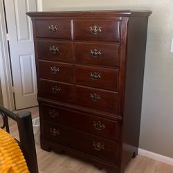 Solid Wood Dresser. 
