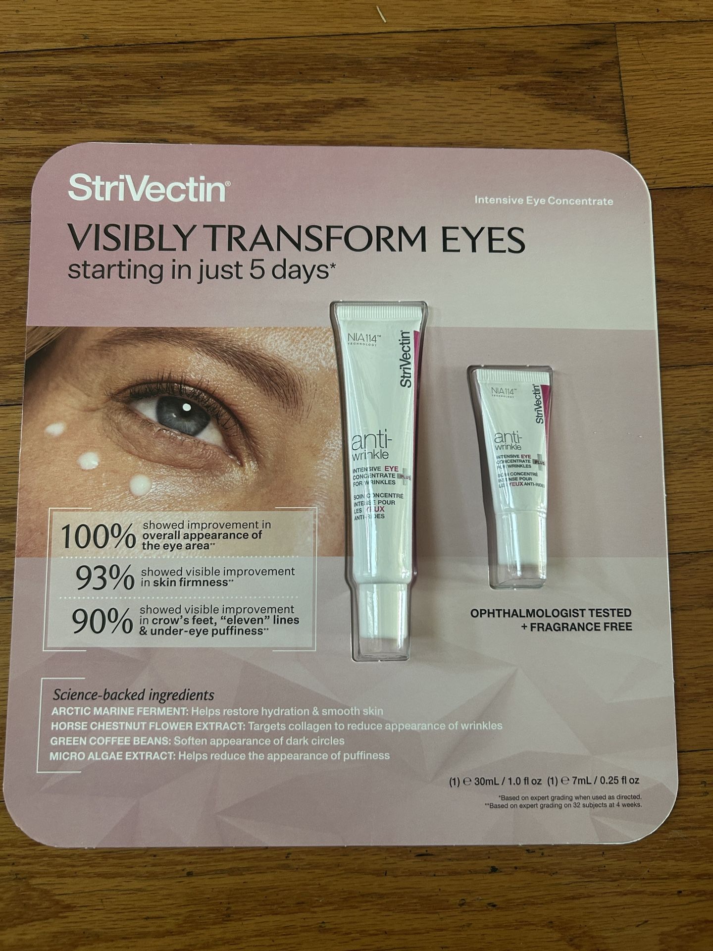NWT StriVectin visibly transform intensive eye concentrate plus 2 pack