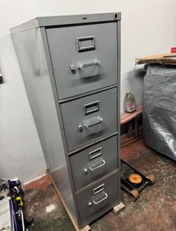 4-Drawer Metal Vertical Filing Cabinet