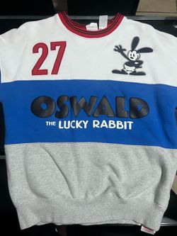 Disney 100 Oswald The Lucky Rabbit 27 color block crewneck sweatshirt