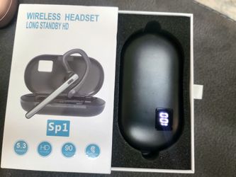 Wireless headset with HDMI quick charge brand new