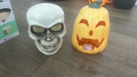 Two plastic lights