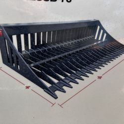 Skeleton bucket rock Bucket Attachment Skid Steer Skeleton Bucket Bobcat Attachment