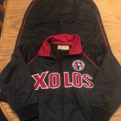 Child’s Club Tijuana XOLOS Zip-up Jacket & Pants Size 6 Special Edit. Black / Red