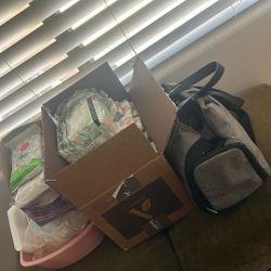 Breastfeeding Supplies/ Newborn Diapers 