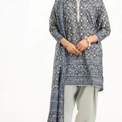 Pakistani Brand 3 Piece Summer Suit 