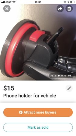 Car windshield phone holder