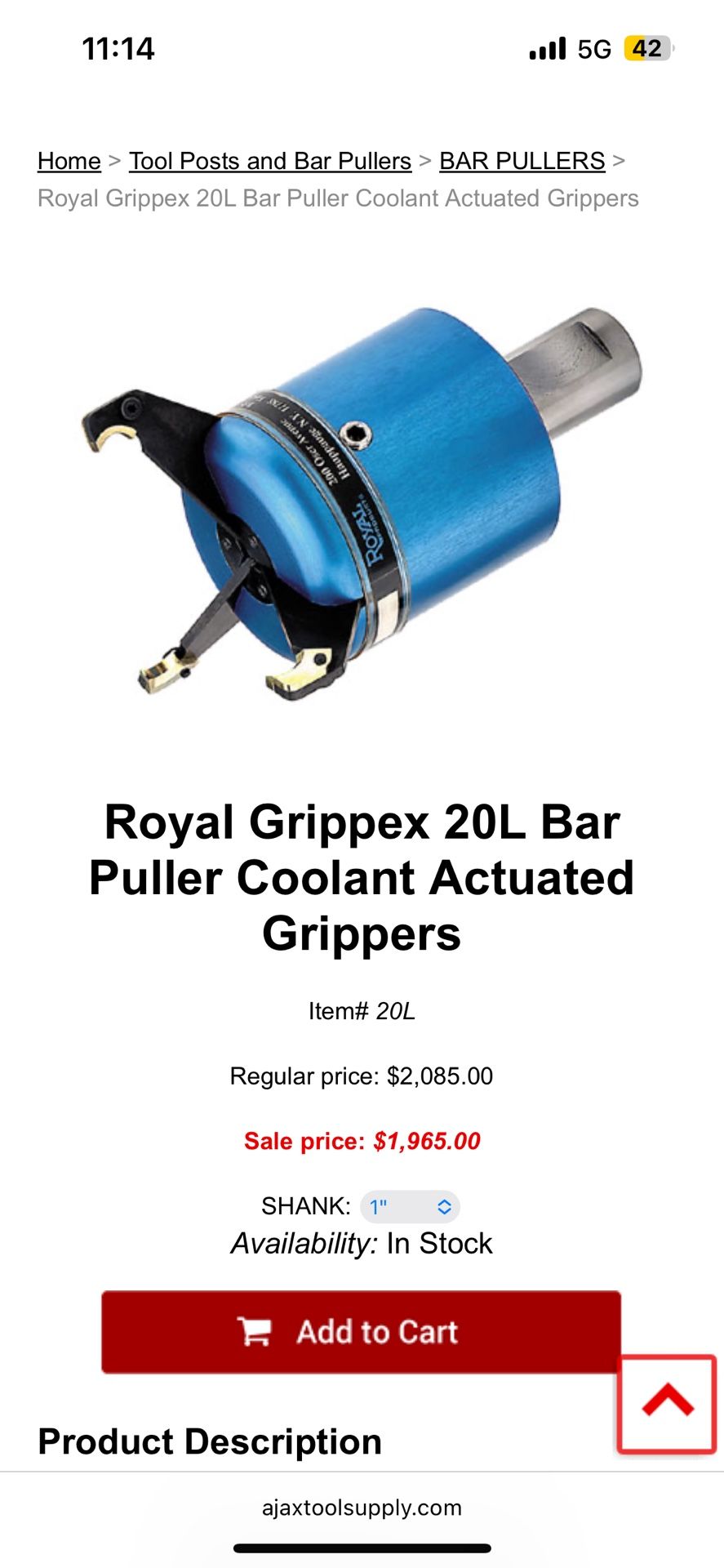 Bar Puller Gripper