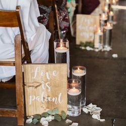 1 Corinthians 13:4-7 Woods Signs aisle Decor