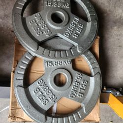 Pair Of 35lb Olympic weights