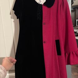 NWT Gorgeous girls peacoat & dress set