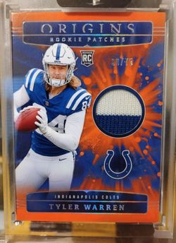 Tyler Warren Origins Rookie Patch Card 30/75