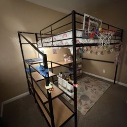Full Size Metal Loft Bed
