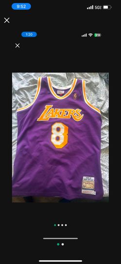 Kobe Bryant Jersey Size Xl