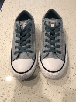Converse. Blue and white striped. Brand new