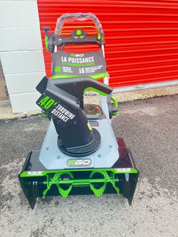 Ego new snowblower (tool only) never been used