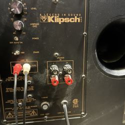 Klipsch KSW-10 - 220Watt 10”Home Powered Subwoofer 