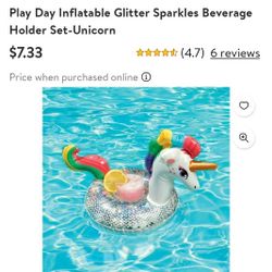 New In Sealed 📦.  Adult Drink Inflatable Unicorn Cup Holder . See 👀 PHOTOS. CASH Pickup Only