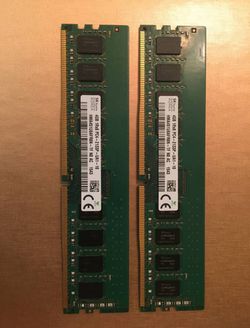 SK Hynix 8GB DDR4 1Rx8 PC4-2133P-UA1-10 Desktop RAM Memory