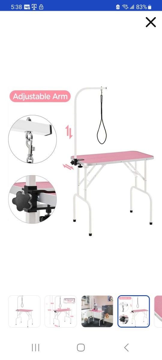 Dog & Cat Grooming Table.