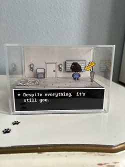 Undertale 3D Pixel Art Cube Diorama