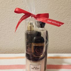 New Bath & Body Works Into The Night Mini Set With Single Wick Candle💗💕💖❤️