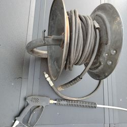 Pressure Washer Hose/Reel/Wand Combo