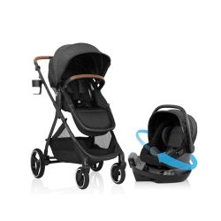 Evenflo Baby Shyft Intuiti Travel System Car Seat and Stroller - Black