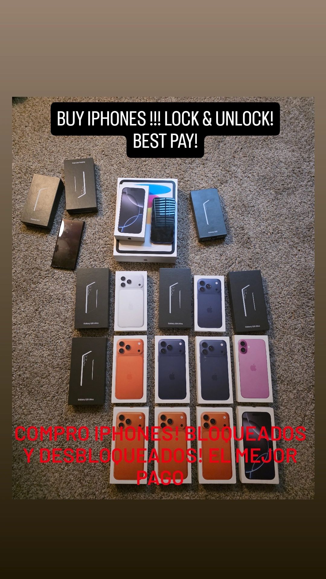 Buy iPhones! Lock & Unlock iPhone Pro Max