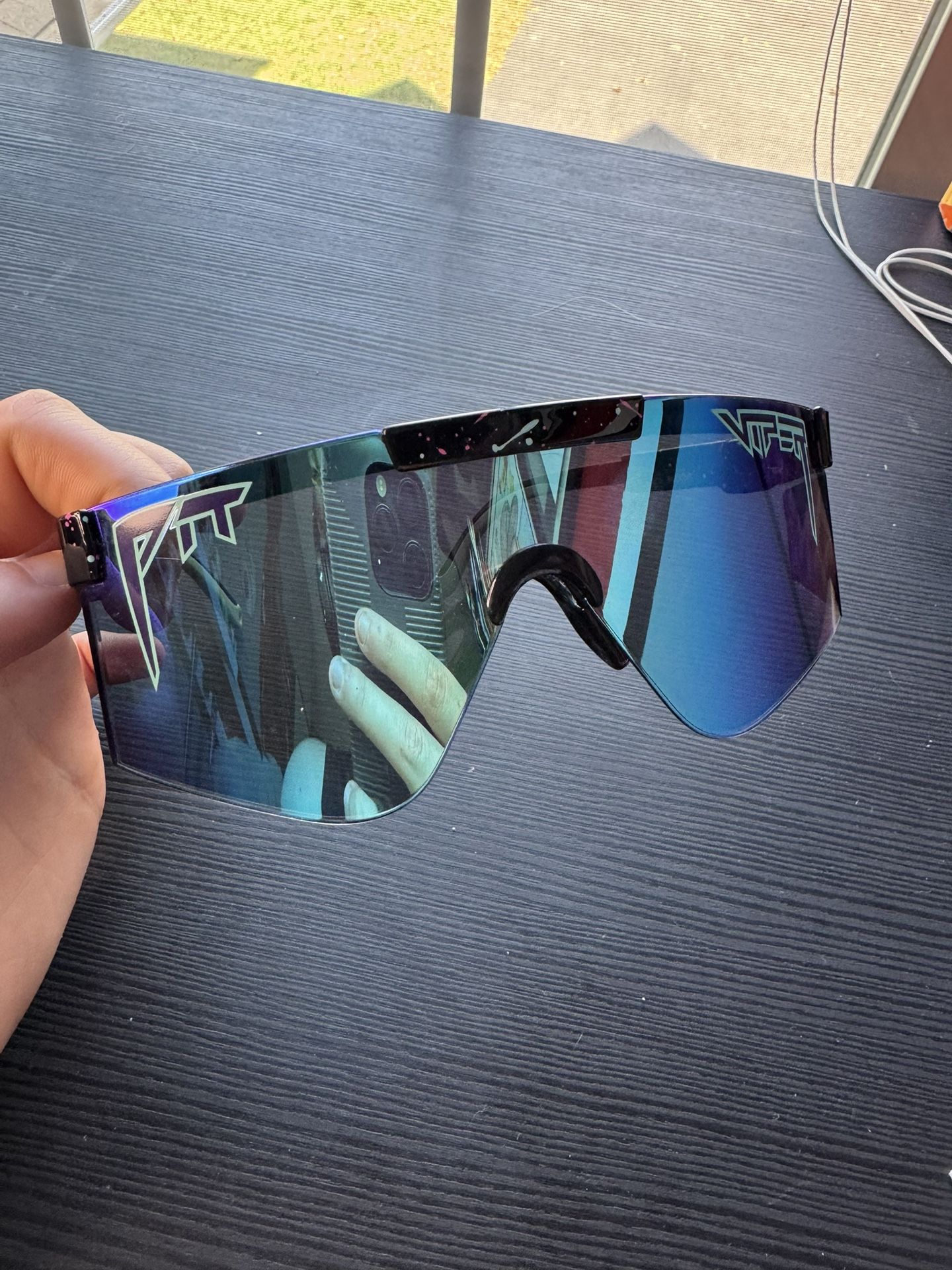 Blue Pit Vipers with Full UV Protection