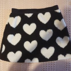 Wool Heart Skirt XXL