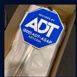 ADT YARD SIGNS AND STICKERS