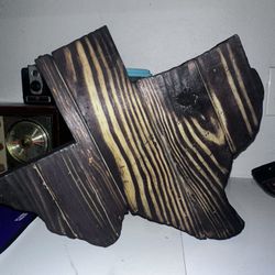 Rustic Burnt Texas State 