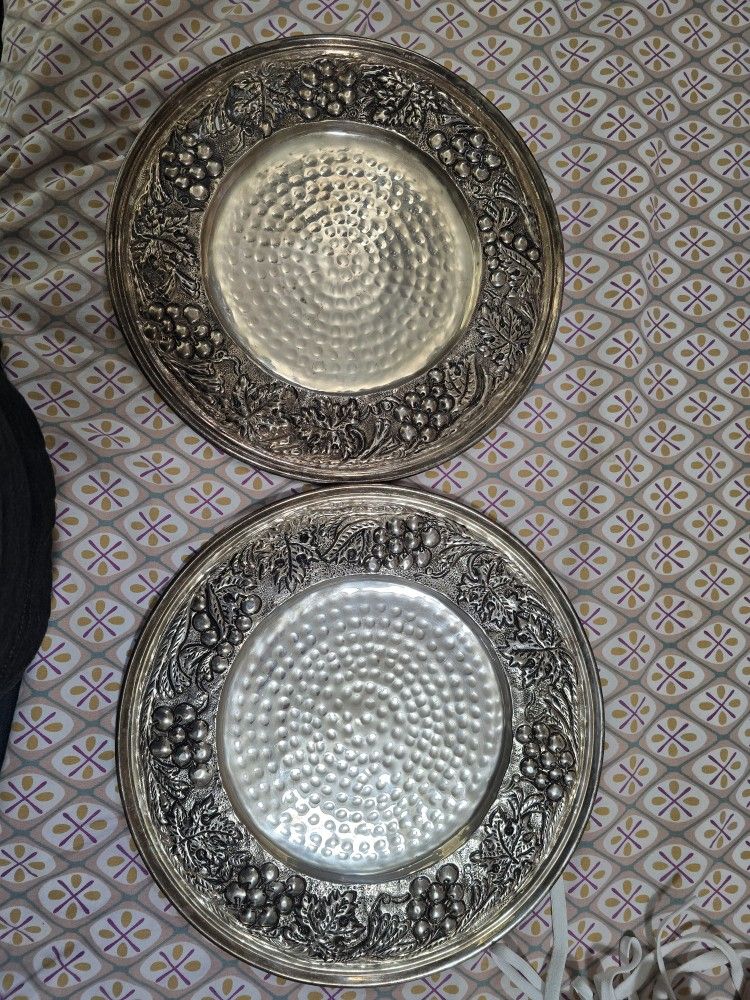 Hand-made Silver Plates